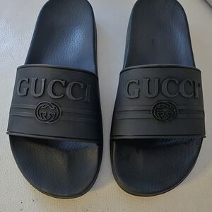 Gucci Black Slide Sandals for Men